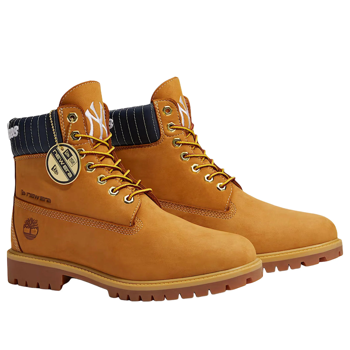 TB0A2J7T AOR Timberland 6" Waterproof Boot New Era x MLB New York Yankees Wheat