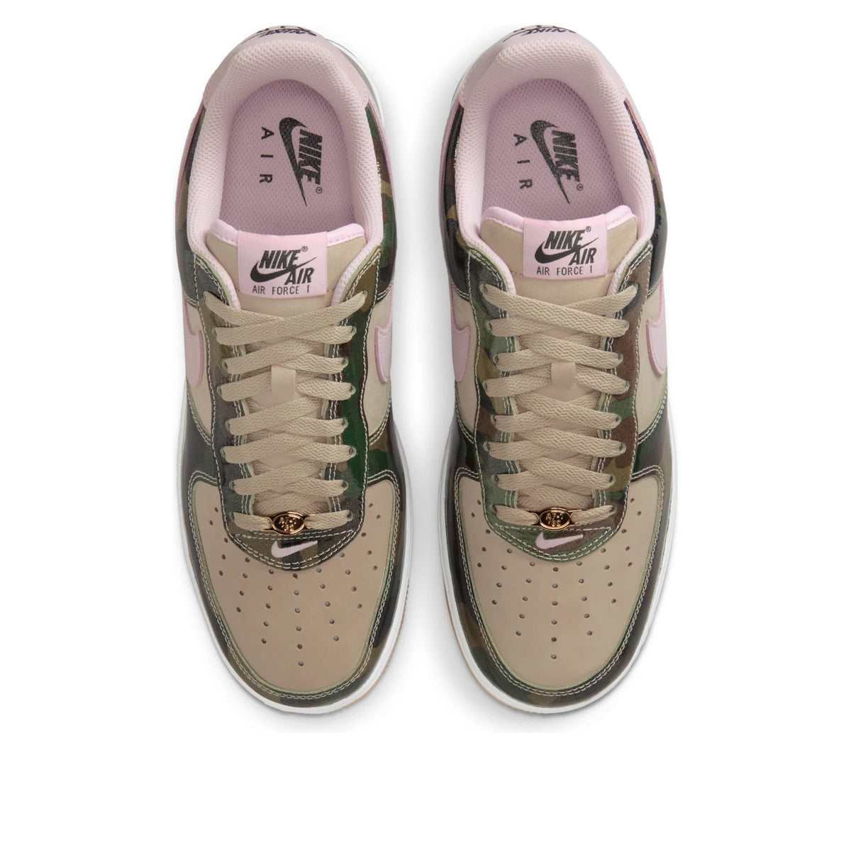 HQ1967 200 Nike Air Force 1 Low '07 LV8 Patent Camo Pink [NO BOX]