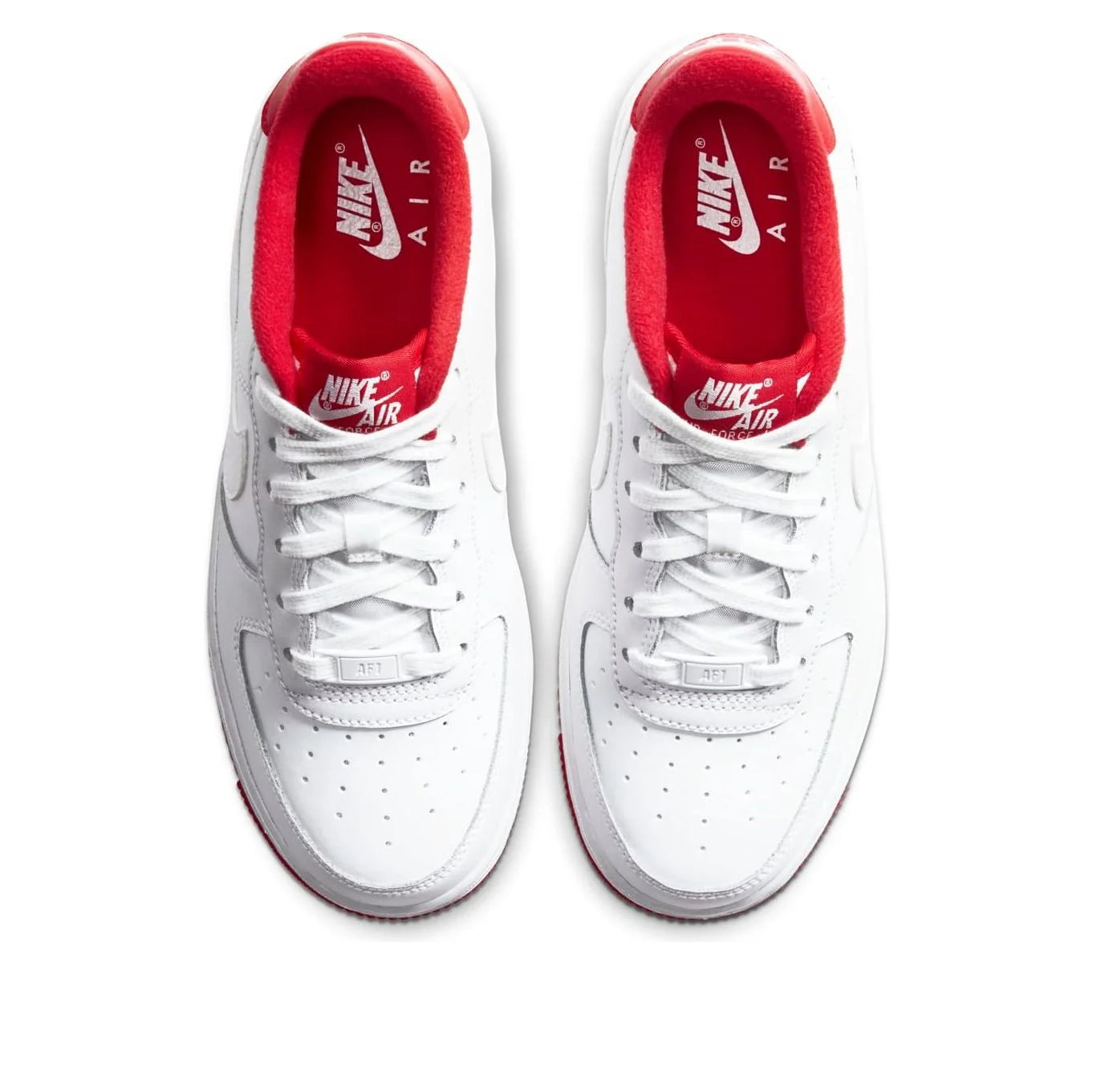 CD6915 101 Nike Air Force 1 White University Red (GS)