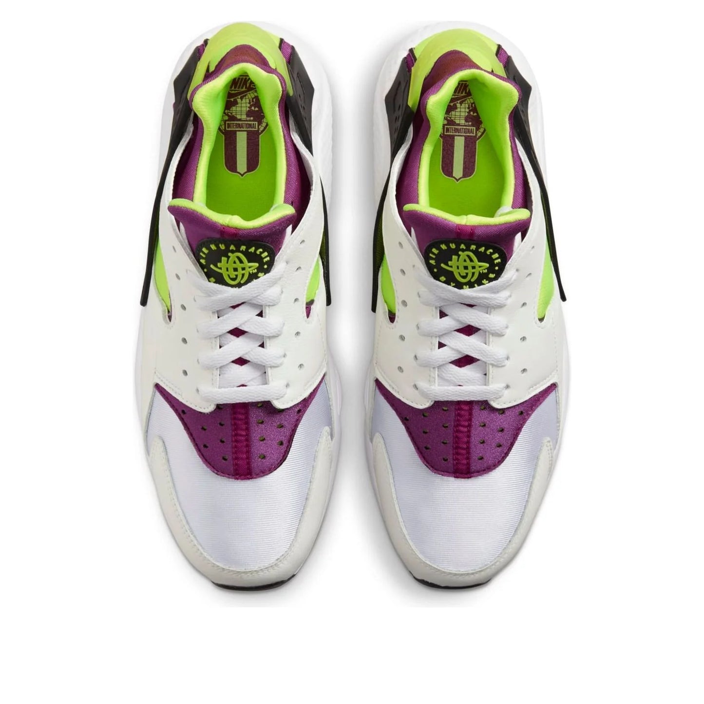 DD1068 104 Nike Air Huarache Run Neon Yellow Magenta (2021)
