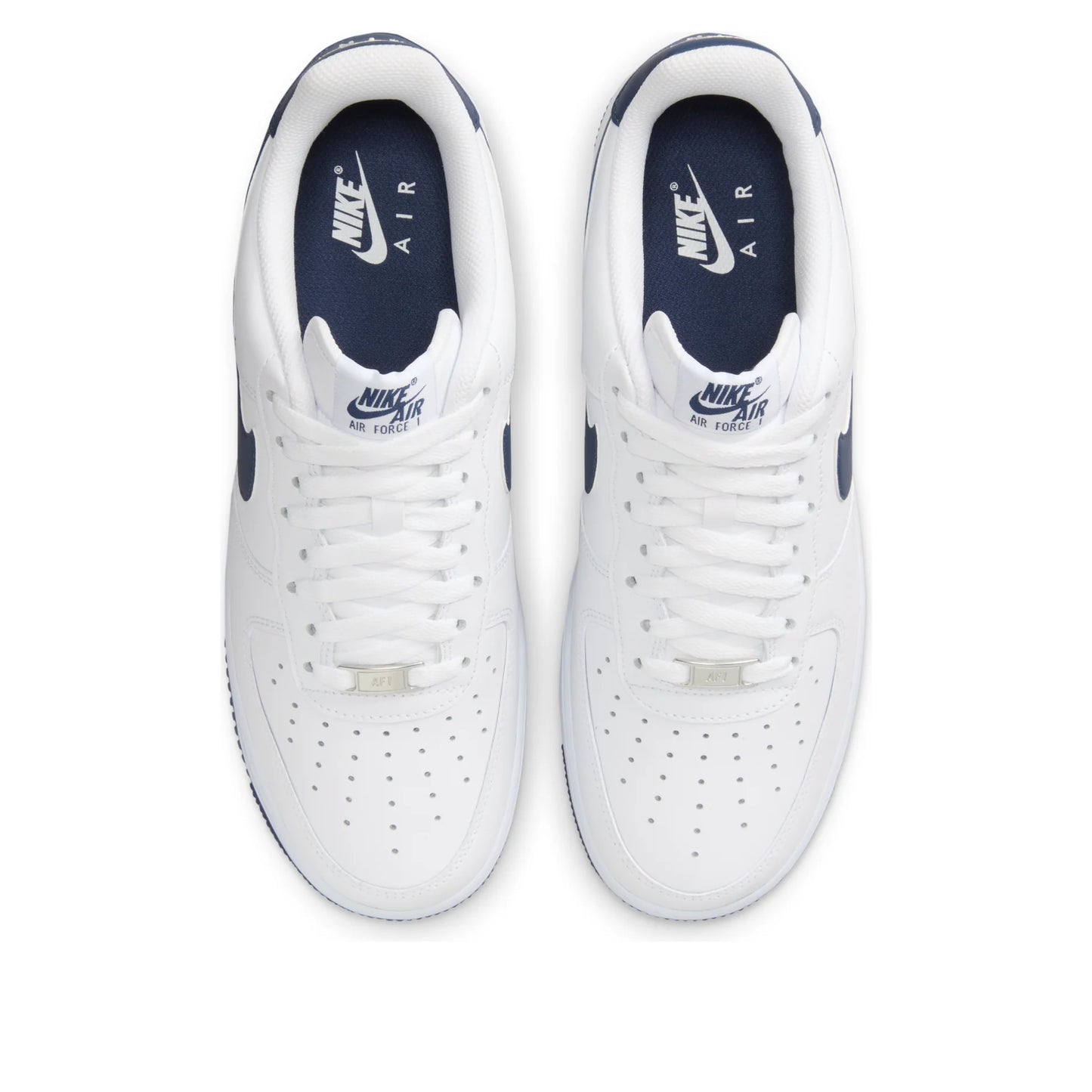FJ4146 104 Nike Air Force 1 '07 White Midnight Navy (2024)