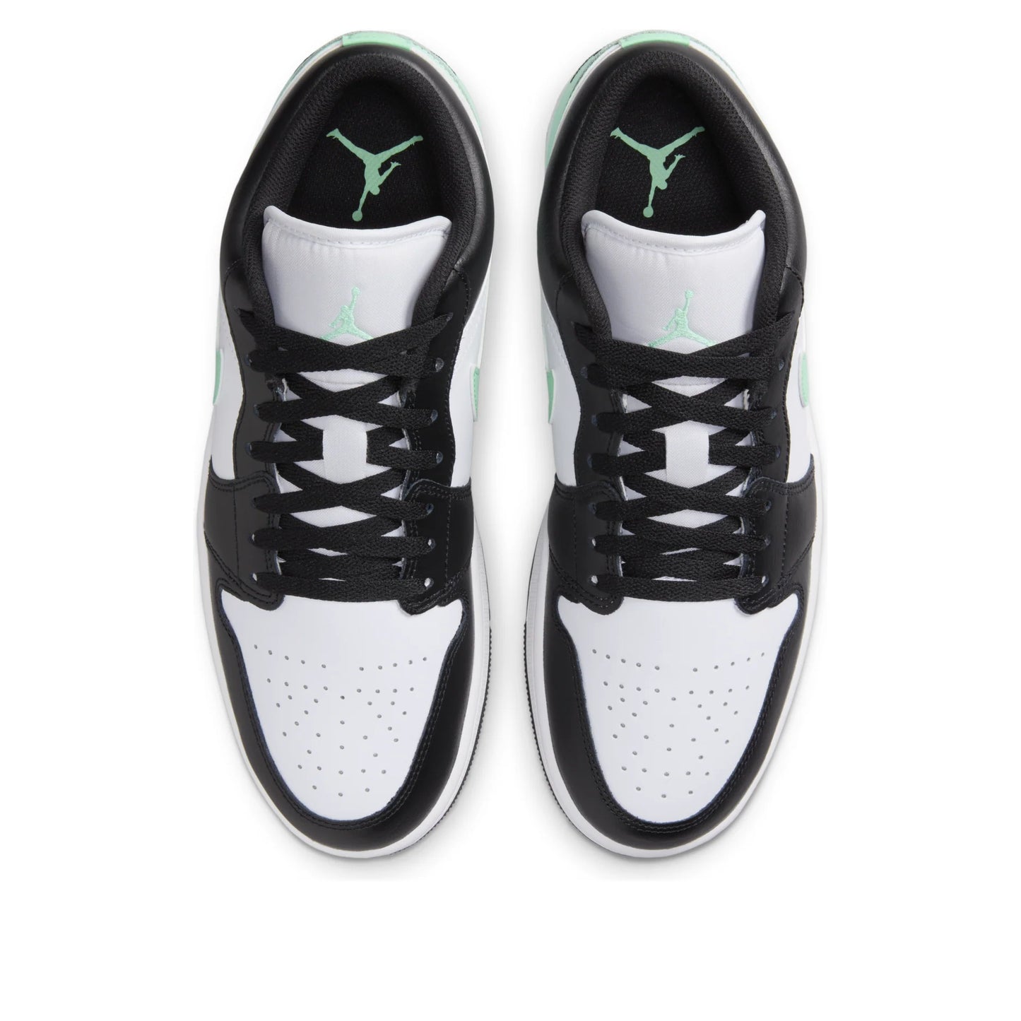553558 131 Air Jordan 1 Low Green Glow