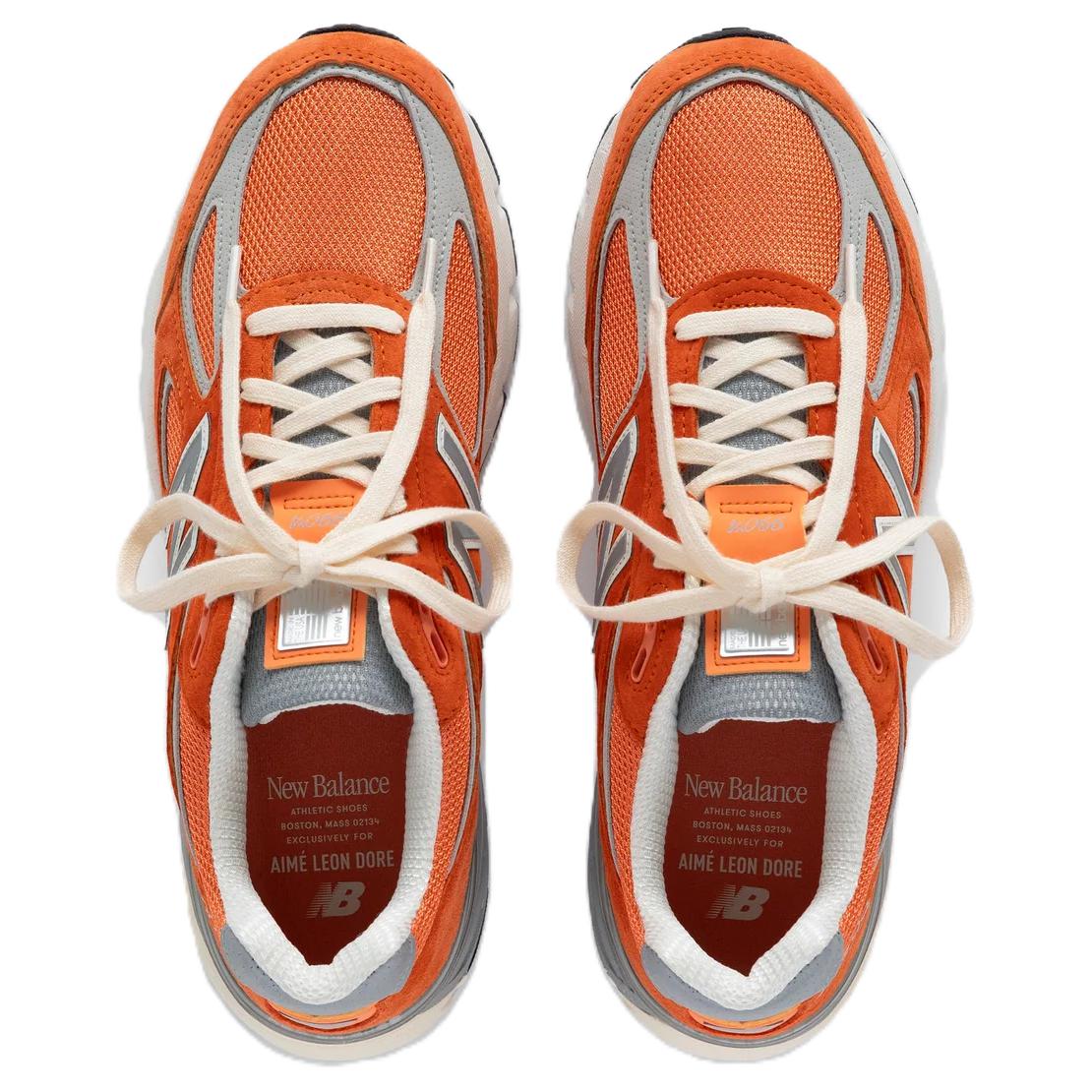 U9900G4 New Balance 990v4 MiUSA Aime Leon Dore Red Clay