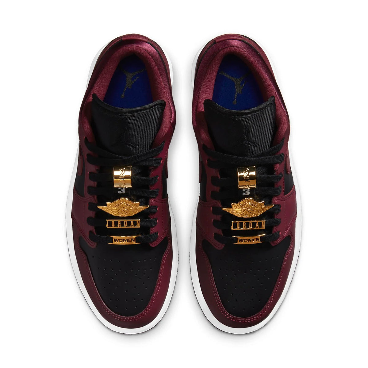 DB6491 600 Air Jordan 1 Low Dark Beetroot Black (Women's)