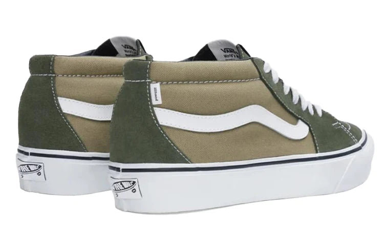 VN0A7TNH2D5 Vans Vault Sk8-Mid LX JJJJound Green