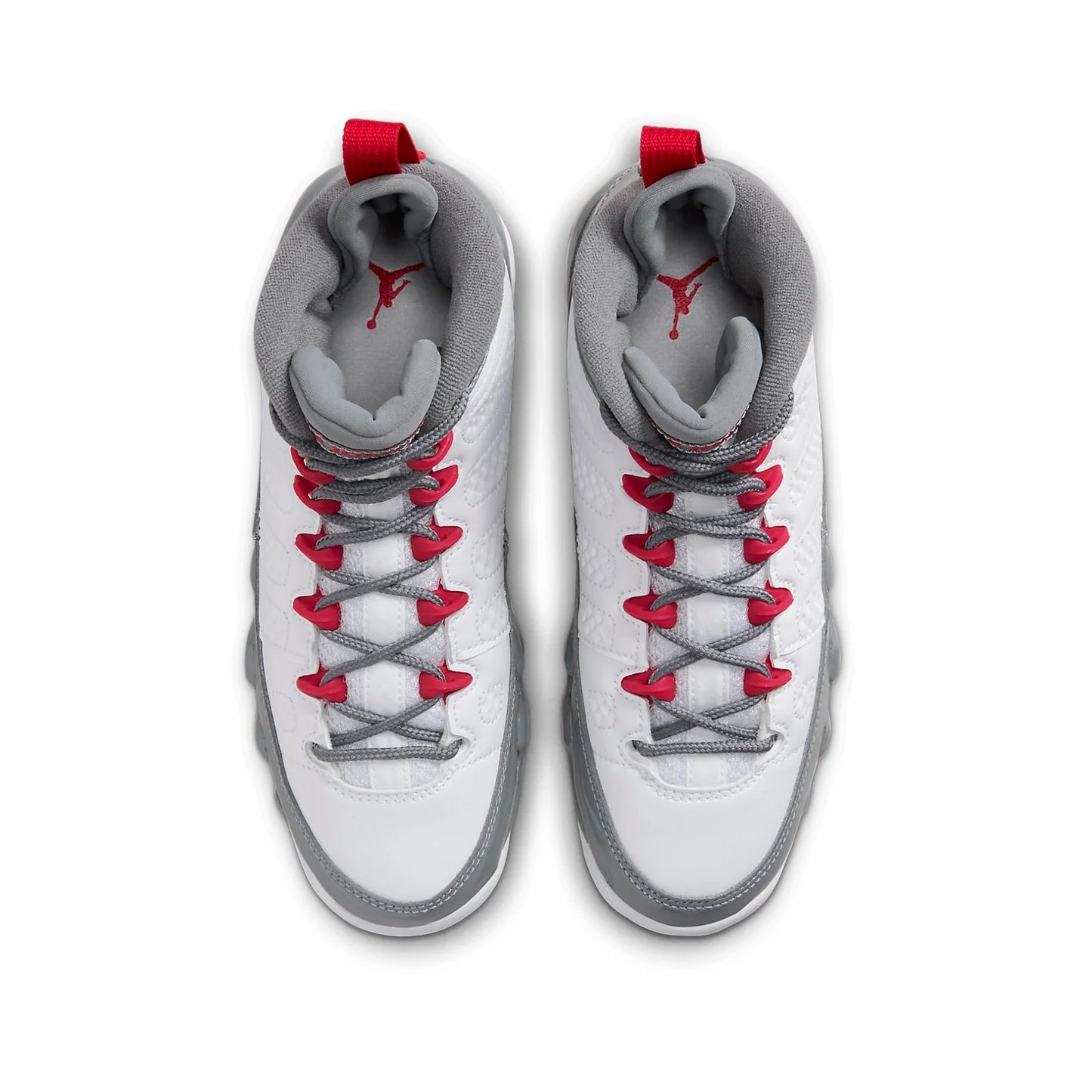 302359 162 Air Jordan 9 Retro Fire Red (GS)