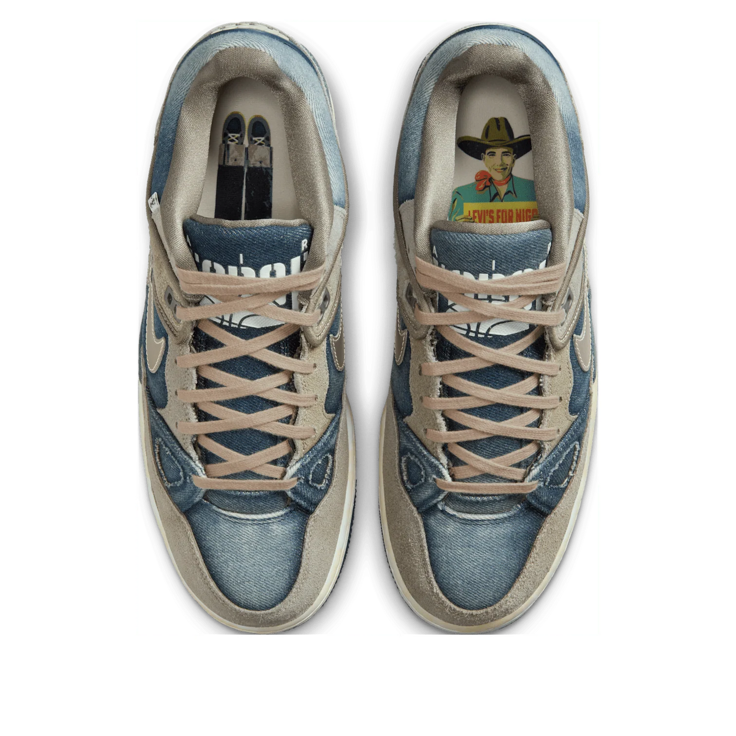 HQ0262 001 Nike Air Force 3 Low SP Nigo x Levi’s Olive Grey