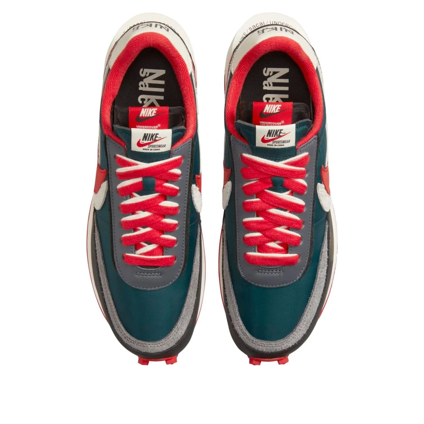 DJ4877 300 Nike LD Waffle sacai Undercover Midnight Spruce University Red