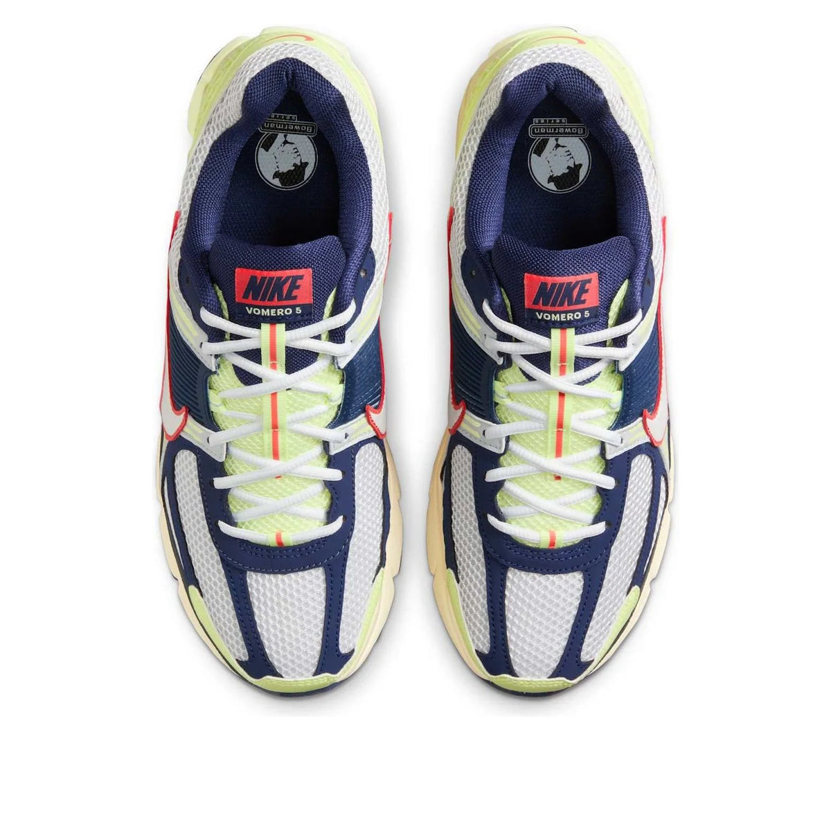 IB4406 701 Nike Zoom Vomero 5 Barely Volt Midnight Navy Pure Platinum White (GS)