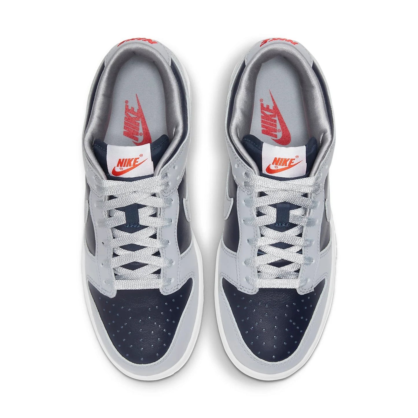 DD1768 400 Nike Dunk Low College Navy Grey (Women's)