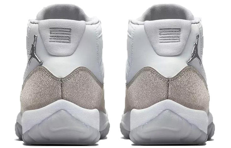 AR0715 100 Air Jordan 11 Retro White Metallic Silver (Women's)