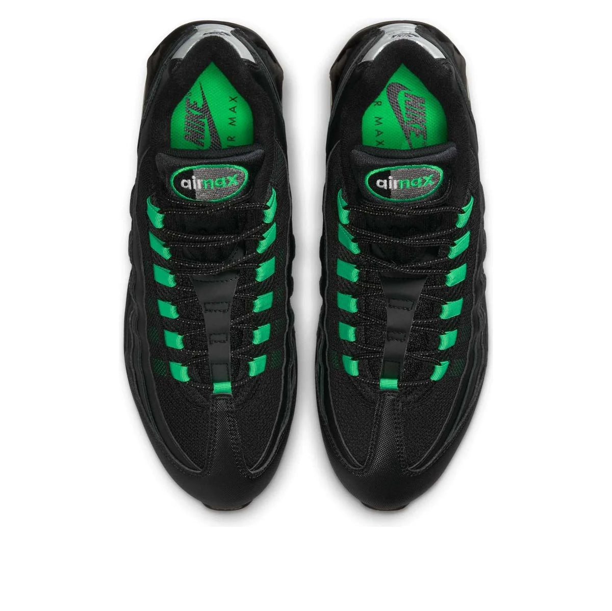 IB1667 002 Nike Air Max 95 OG Big Bubble Black Green Shock