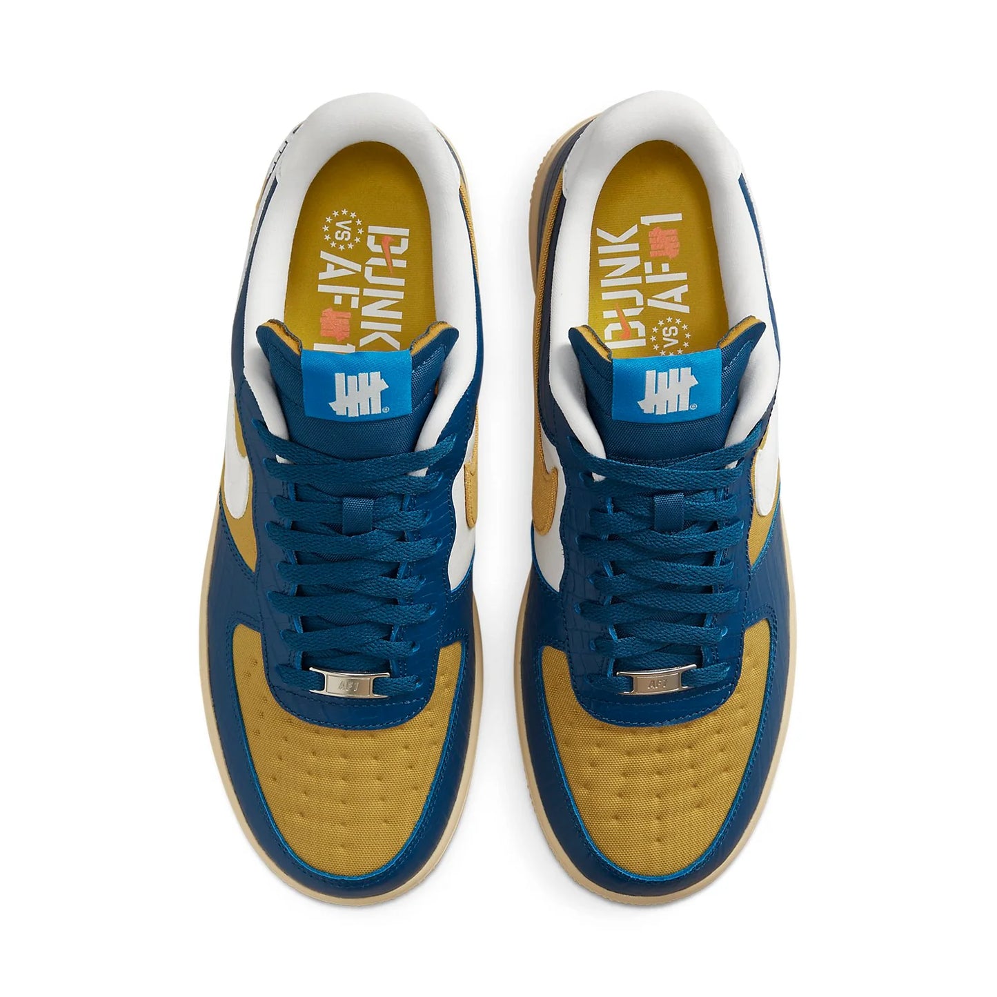 DM8462 400 Nike Air Force 1 Low SP Undefeated 5 On It Blue Yellow Croc
