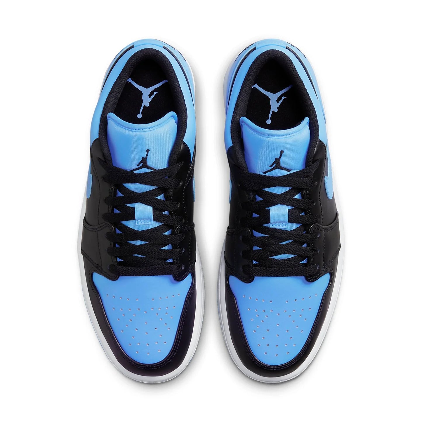 553558 041 Air Jordan 1 Low Black University Blue