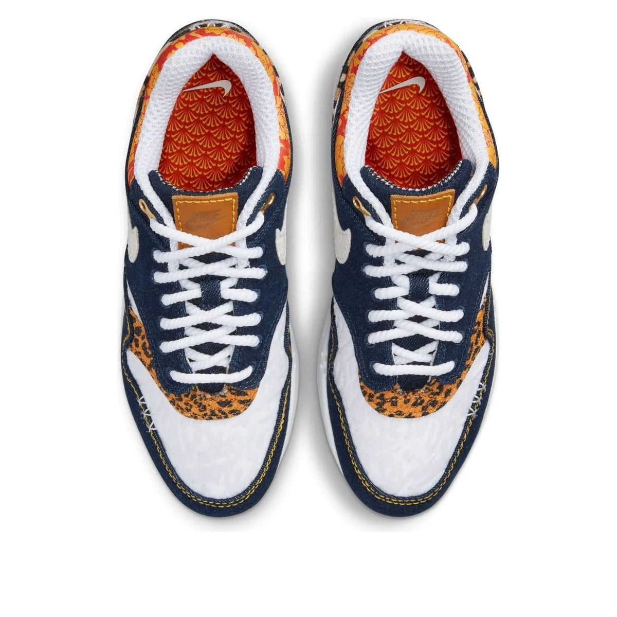 FJ4452 432 Nike Air Max 1 Premium Denim Leopard