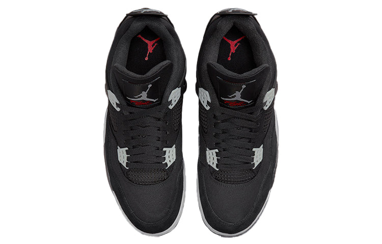 DH7138 006 Air Jordan 4 Retro SE Black Canvas [NO BOX]