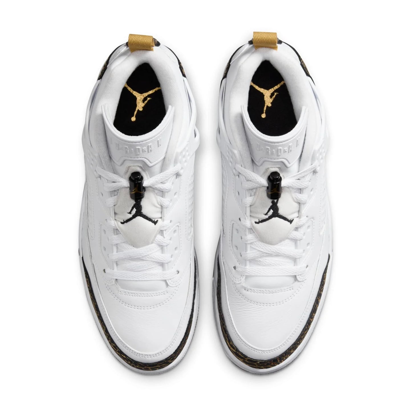 HJ9019 100 Air Jordan Spizike Low White Metallic Gold