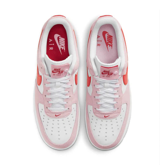 DD3384 600 Nike Air Force 1 Low '07 QS Valentine's Day Love Letter