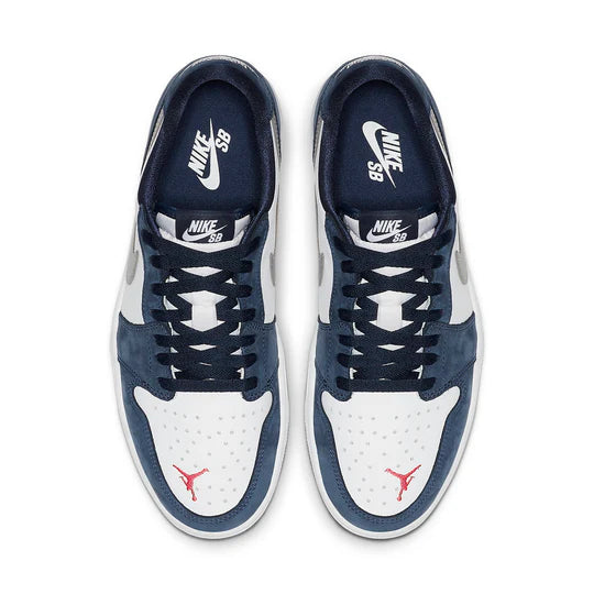 CJ7891 400 Jordan 1 Low SB Midnight Navy