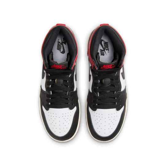 FD1437 106 Jordan 1 Retro High OG Black Toe Reimagined (GS)