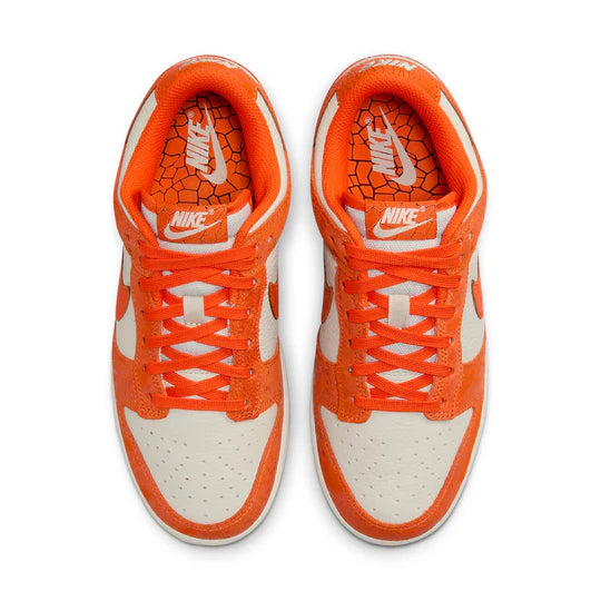 FN7773 001 Nike Dunk Low Cracked Orange (Women's)