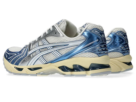 1203A537 102 ASICS Gel-Kayano 14 Cream Metallic Blue