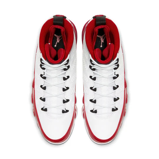 302370 160 Jordan 9 Retro White Gym Red
