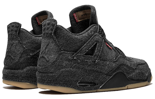 AO2571 001 Jordan 4 Retro Levi's Black