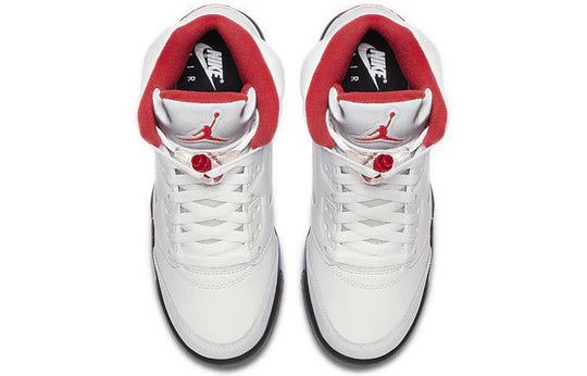 440888 102 Jordan 5 Retro Fire Rojo Plata Lengua (2020) (GS)