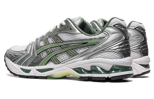 1201A019 107 ASICS Gel-Kayano 14 White Pure Silver Slate Grey Sage