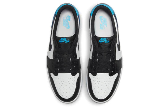 CZ0790 104 Jordan 1 Retro Low OG Negro Polvo Oscuro Azul