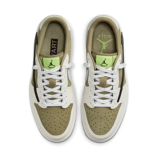 FZ3124 200 Jordan 1 Retro Low Golf Travis Scott Neutral Olive