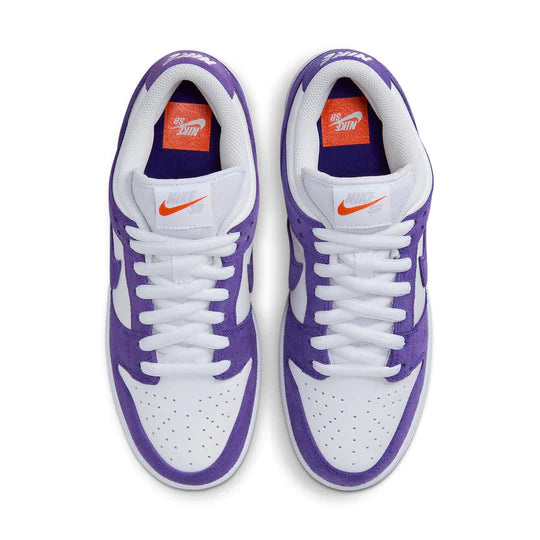 DV5464 500 Nike SB Dunk Low Pro ISO Naranja Etiqueta Corte Púrpura