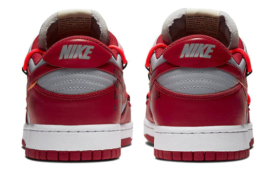 CT0856 600 Dunk Low Blanquecino Rojo