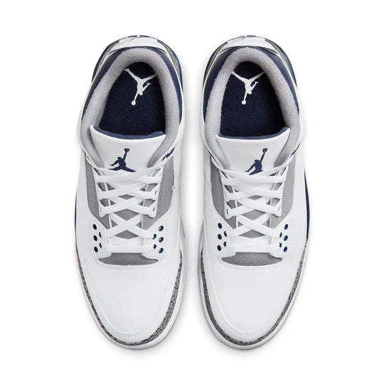 CT8532 140 Jordan 3 Retro Azul marino medianoche