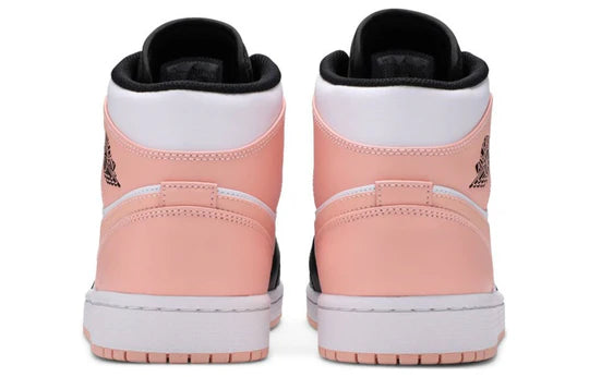 554724 133 Jordan 1 Mid Arctic Orange Black Toe
