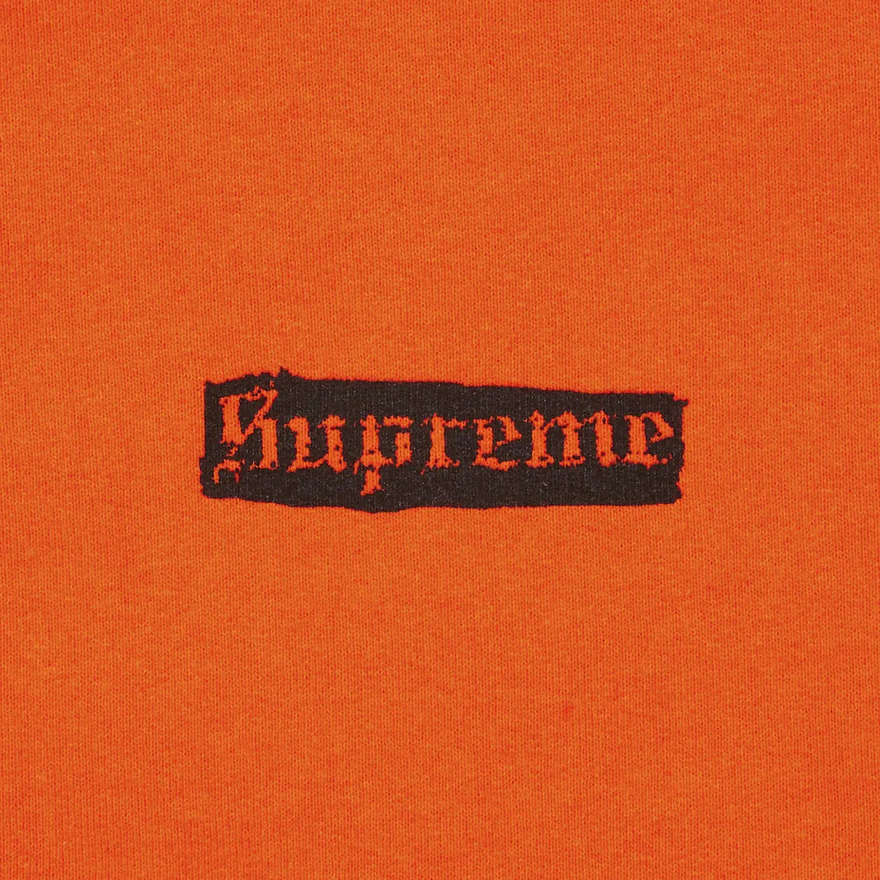 Supreme Spread Zip Up Hooded Sweatshirt 'Bright Orange'