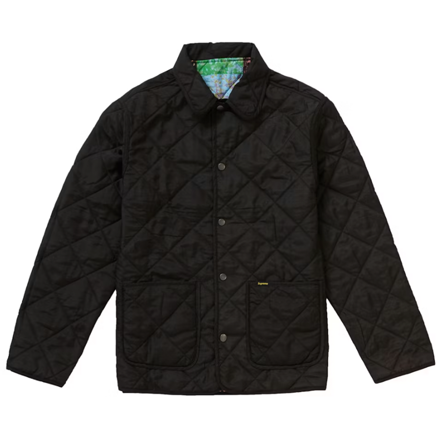 Supreme Reversible Patchwork Quilted Jacket Multicolor [USED] - M (Used)