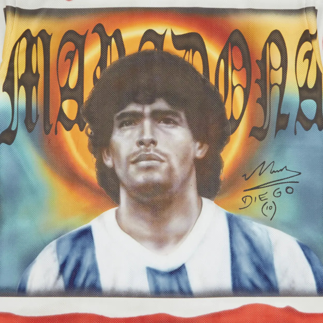 Supreme Maradona Soccer Jersey Multicolor [USED] - XL (Used)