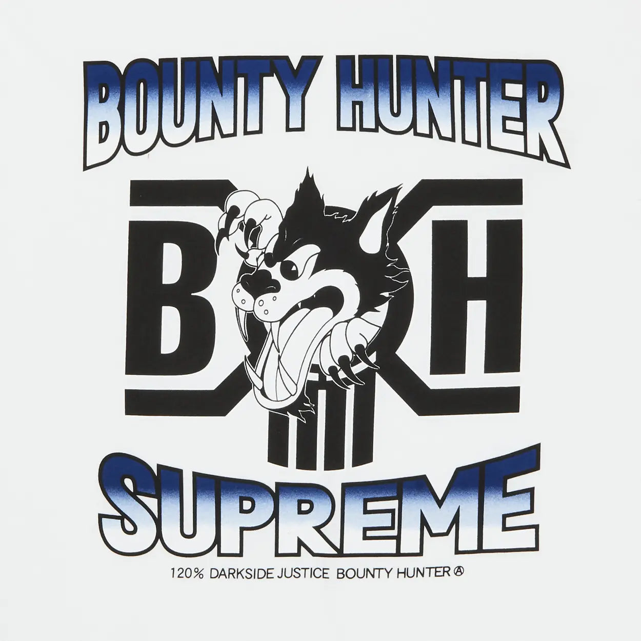 Supreme Bounty Hunter Wolf Tee White