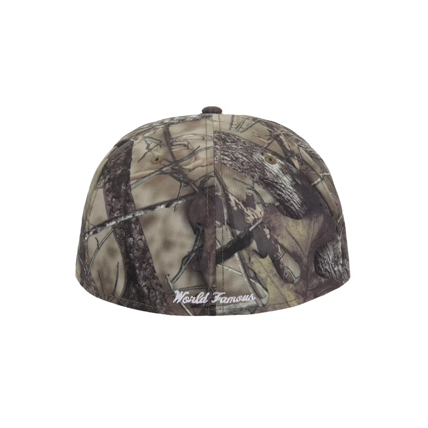 Supreme x New Era Breast Cancer Awareness Box Logo Fitted Hat Woodland Camo