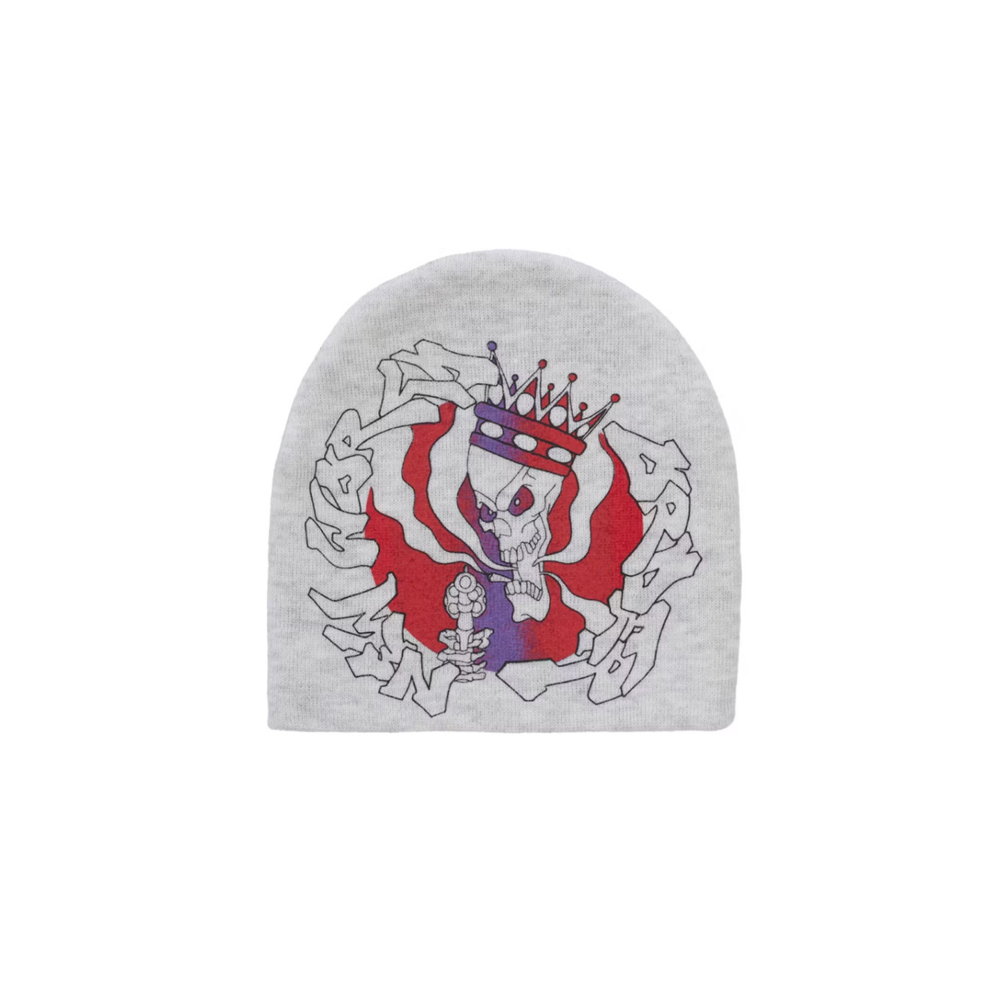 Supreme New World Order Beanie Heather Grey