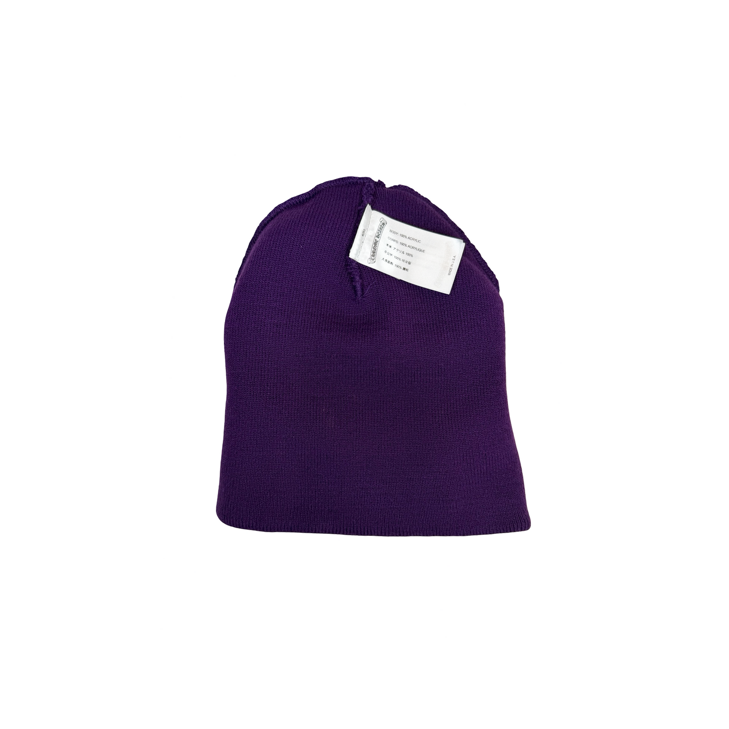 Chrome Hearts Embroidered Purple Beanie [USED]