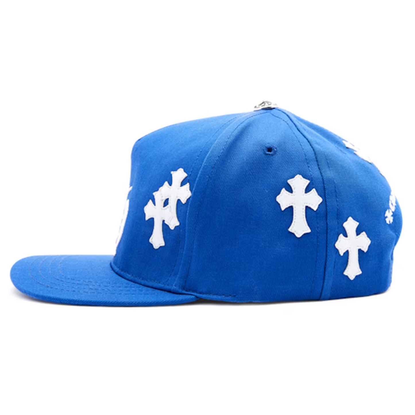 Chrome Hearts Cross Patch Baseball Hat Blue