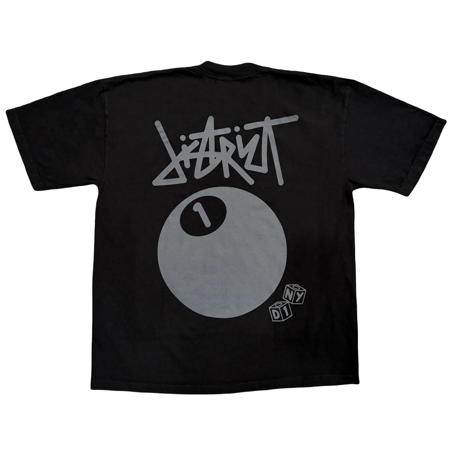 District One Billiards Tee Black