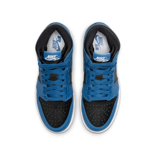 575441 404 Jordan 1 Retro High OG Dark Marina Blue (GS)