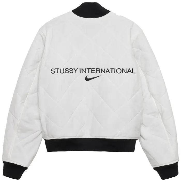 Stussy x Nike Reversible Varsity Jacket 'Black/Sail' [USED] - L (Used)