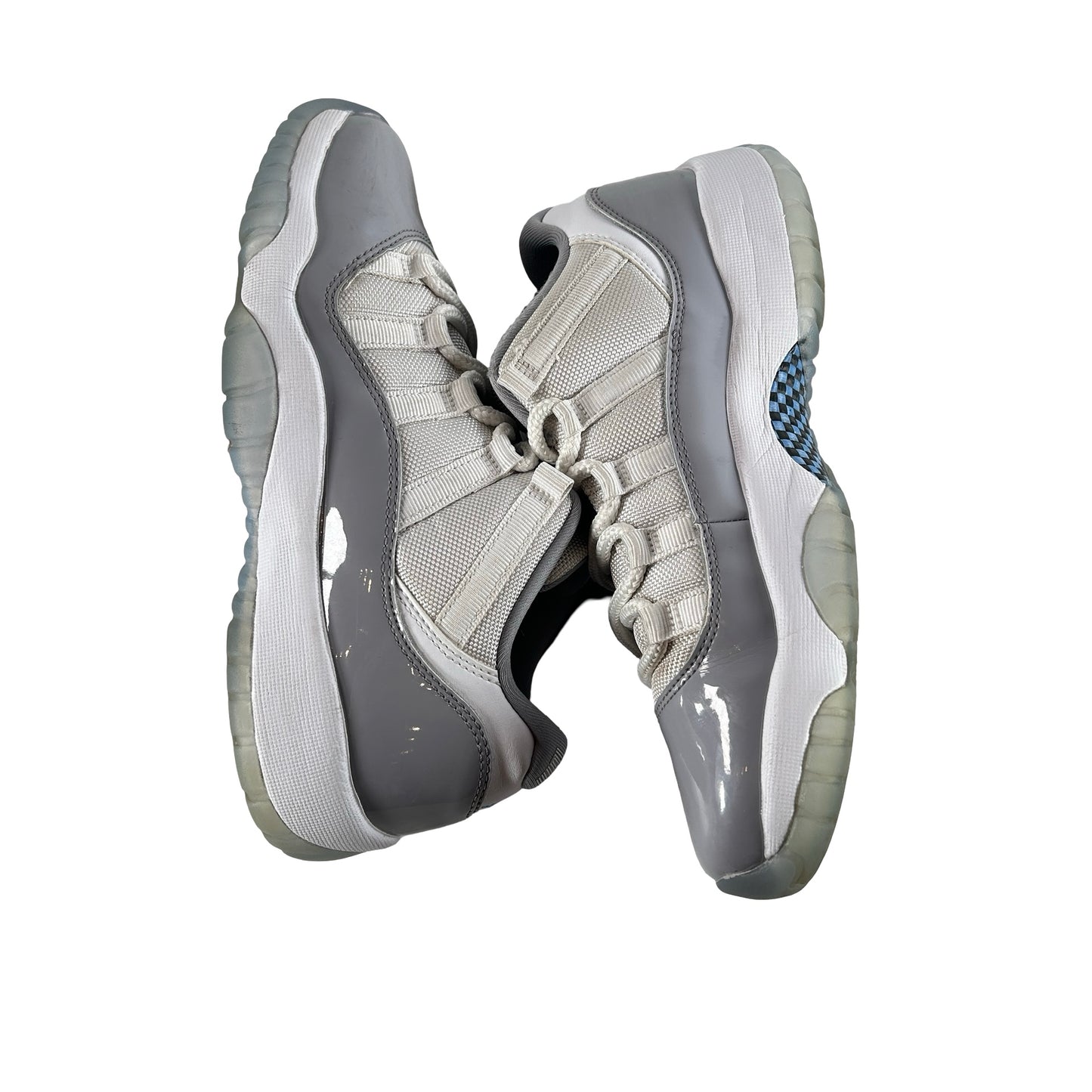528896 140 Jordan 11 Retro Low Cement Grey (GS) [USED] - 7 Y (Used)