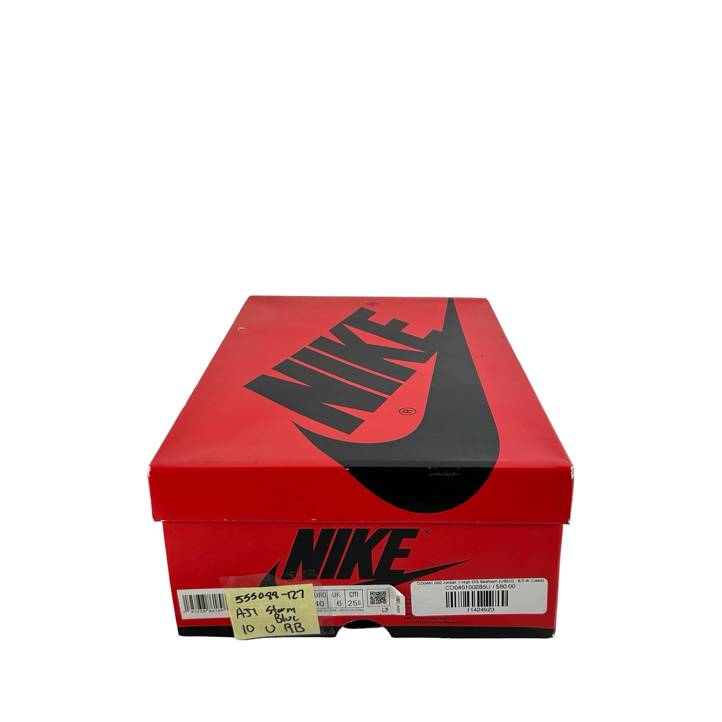 555088 127  Jordan 1 Retro Storm Blue [USED] - 10 M (Used) (Replace Box)