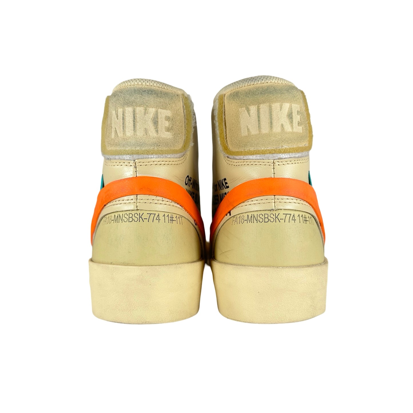 AA3832 700 Nike Blazer Blanco roto Naranja